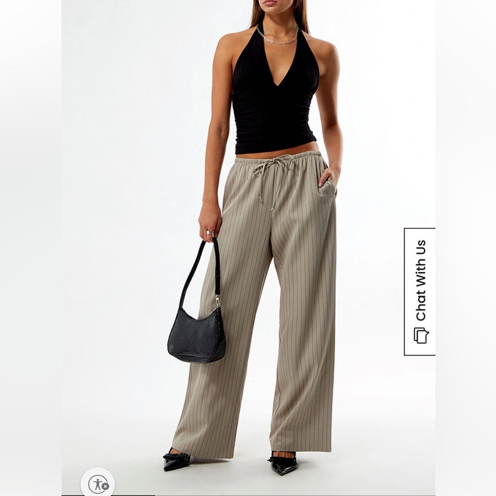 NWT Pacsun Easy Pinstripe Baggy Pants